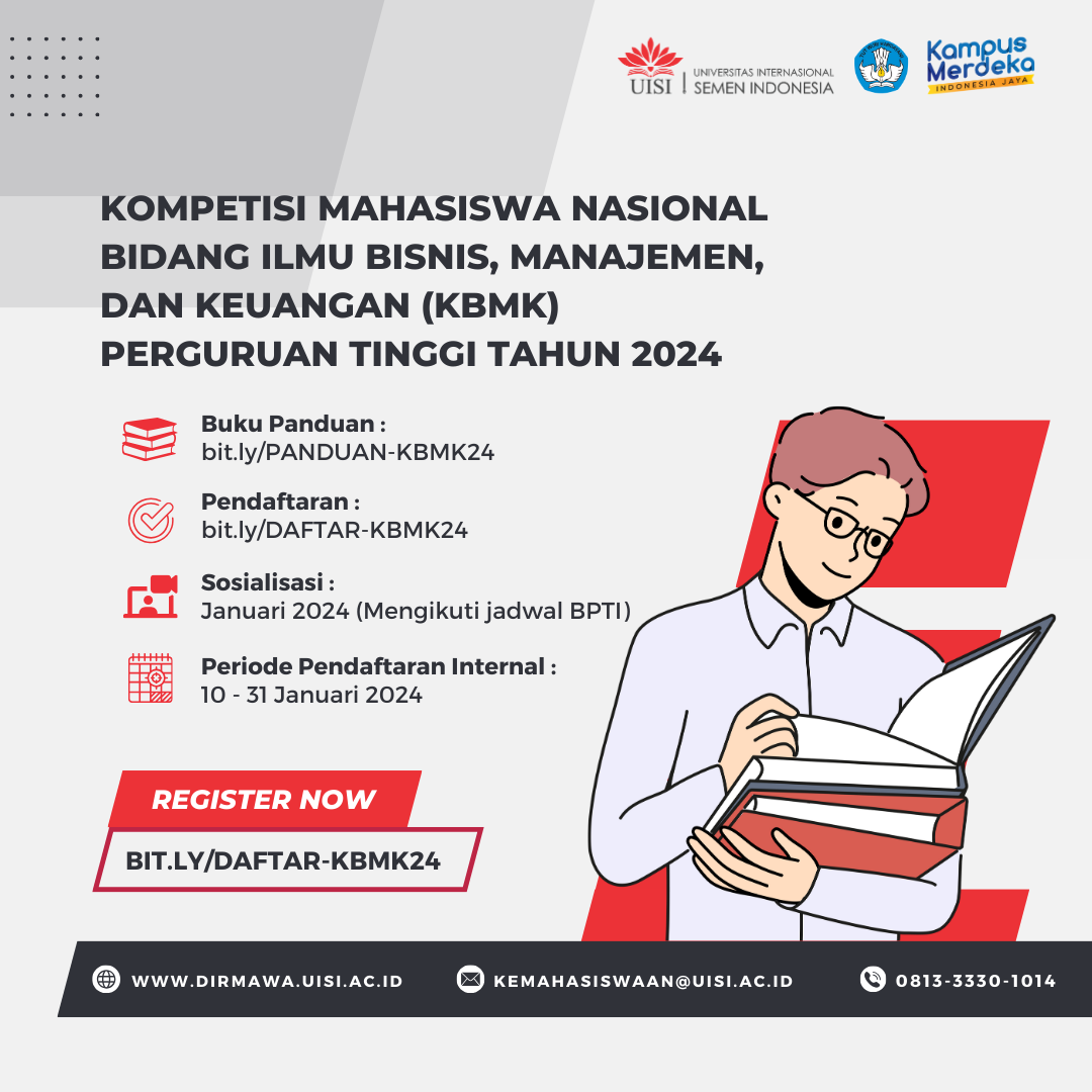 Kompetisi Mahasiswa Nasional Bidang Ilmu Bisnis, Manajemen, dan Keuangan (KBMK) Tahun 2024