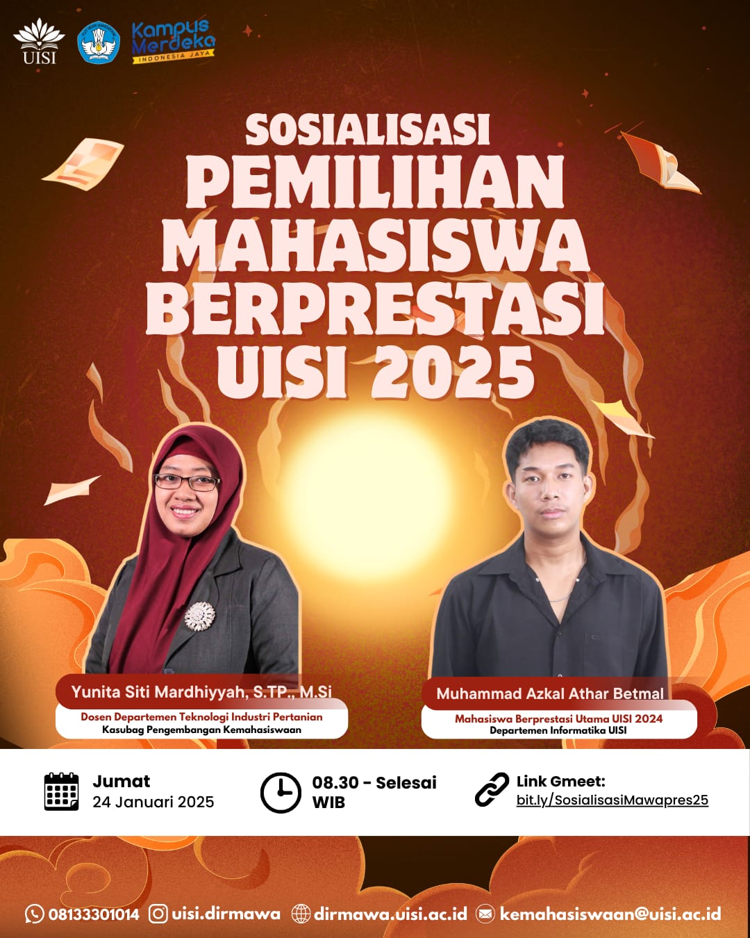 📢 Pengumuman Sosialisasi PILMAPRES 2025